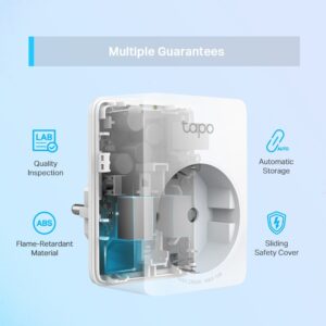 TP-LINK Prese di corrente TL-TAPO P100 (2-PACK) MINI SMART WI-FI SOCKET - immagine 3