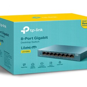 SWITCH TP-Link  LiteWave LS108G desktop switch 8x GE - immagine 2