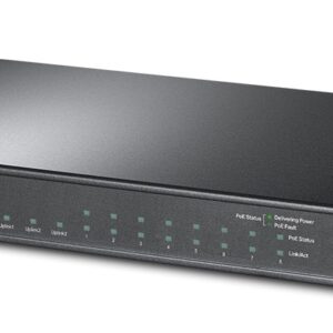 TP-Link SL1311MP unamanaged switch 8x FE, 3x GE, 8x PoE OUT (802.3af/at) - immagine 3
